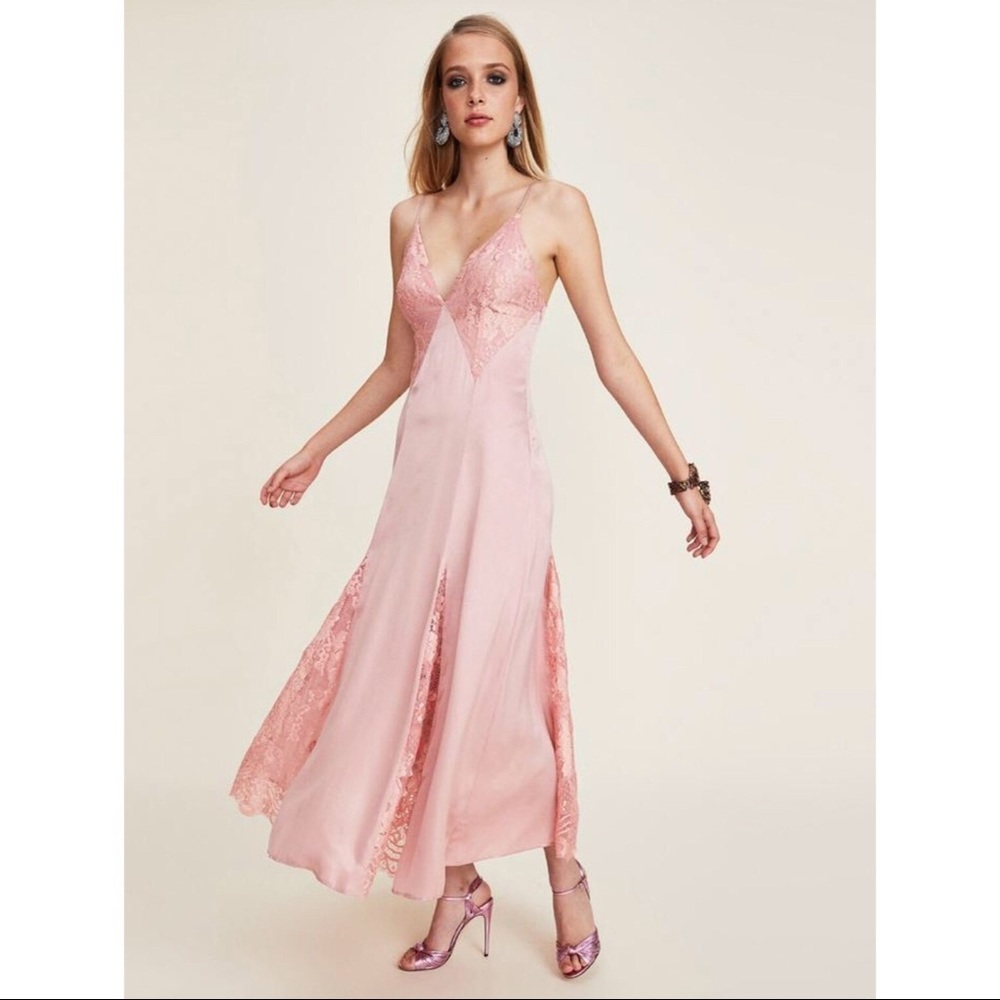 LPA satin maxi slip dress - Picture 4 of 4